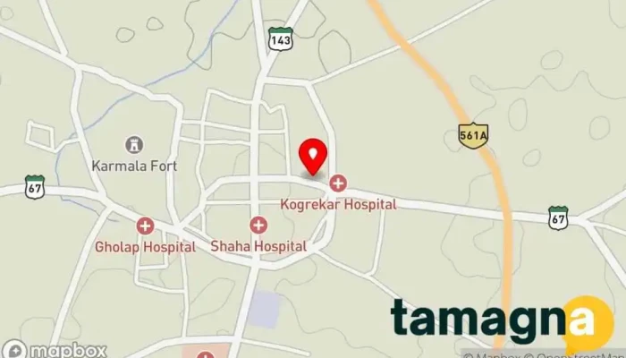 map of Shivprasad CSC Aadhar update Center karmala Information services in Ganeshnagar