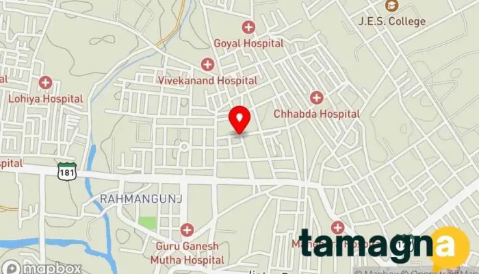 map of Shree Guruganesh Computers Computer wholesaler in Gelda Heights
