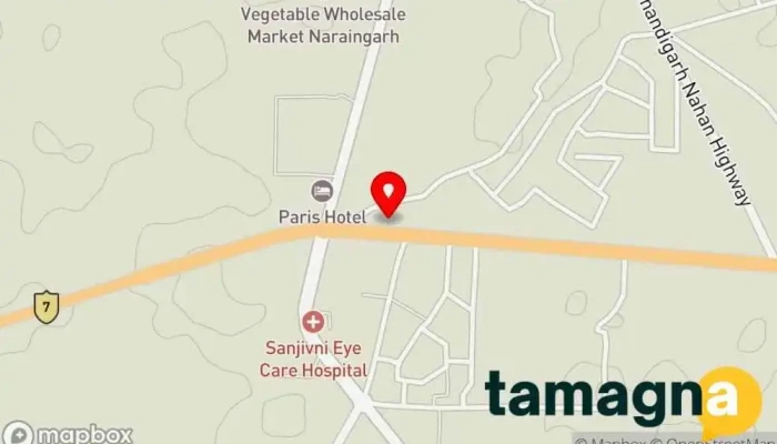 map of Shree Krishna Markit Supermarket in Naraingarh