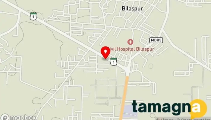 map of SHREE SAI PHOTOSTATE Internet cafe, Computer store in Bilaspur