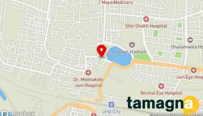 map of Shri shyam Computers Shopping mall in Jind