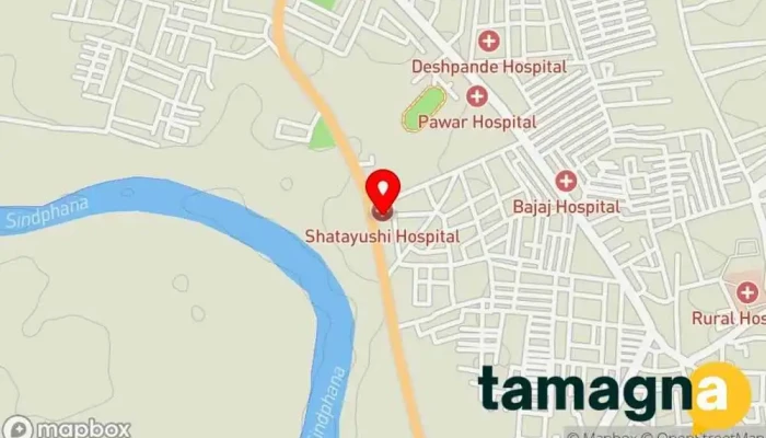 map of Shrinivas Computer Social services organization in Majalgaon - Pokharni Rd