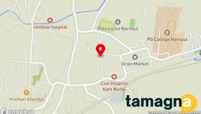 map of Shyam fancy cloth store Saree Shop in Narnaul