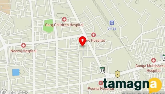 map of S.K. Computers Computer store, Computer accessories store, Computer repair service, Computer service, Printer repair service in Sirsa