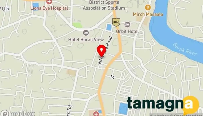 map of Sky Tech Computer store, Closed circuit television, Computer accessories store, Computer repair service, Computer service, Computer wholesaler, Mobile phone repair shop, Printer repair service in Silchar