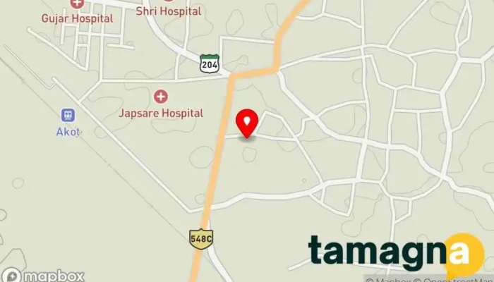 map of Smart Point Grocery store in Akot