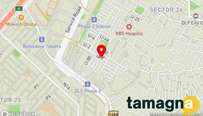 map of Softech Technology Computer repair service, Computer software store, Computer store, Computer support and services, Printer repair service, Security system supplier in Gurugram