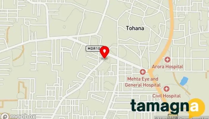 map of Sonu Mobile World Tohana Cell phone store in Tohana
