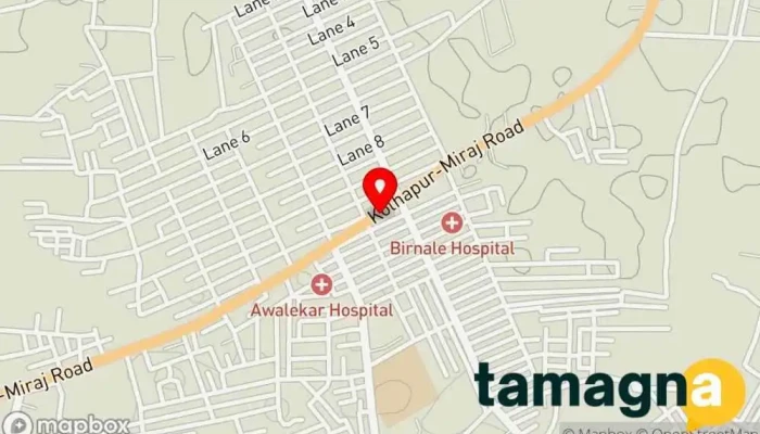 map of ss communication and Services Jaysingpur Cell phone store in Miraj Rd