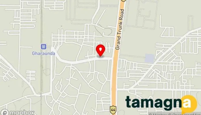 map of Sunshine Communication Cell phone store, Computer store in Gharaunda