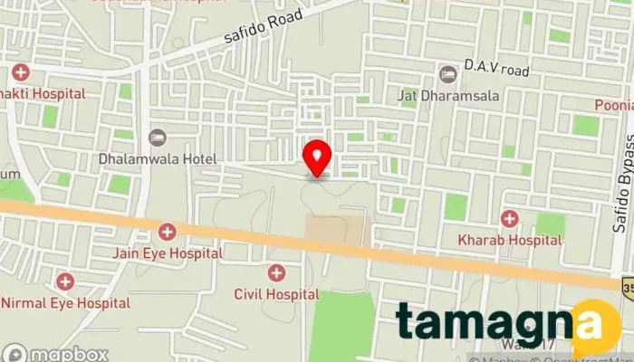 map of Tech Time Trader Used computer store, Computer repair service in Jind