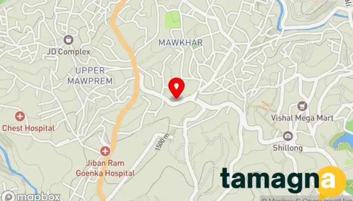 map of TechDyrect Internet service provider, Computer consultant, Computer security service, Computer software store, Fiber optic products supplier, Security system supplier in Shillong