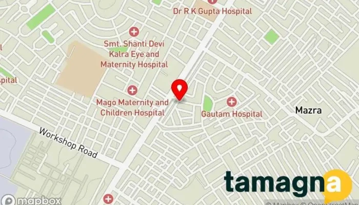 map of Techno Computers Electronics store in Yamuna Nagar