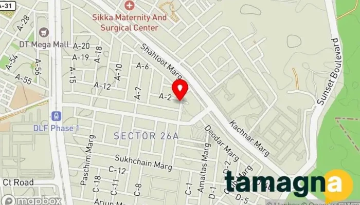map of The computer store Computer repair service in Gurugram