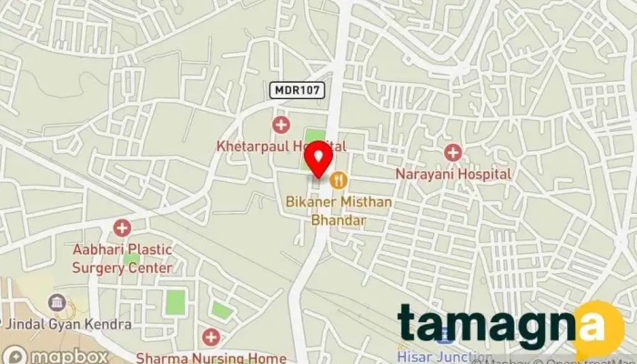 map of The Laptop's Electronics store in Hisar