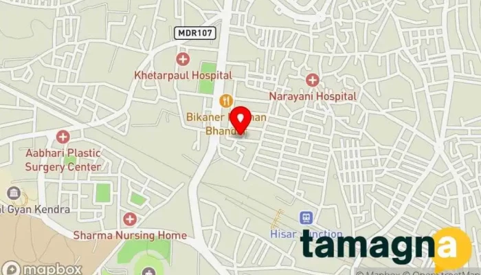 map of THE WHITE HOUSE INFOTECH Computer store in Hisar