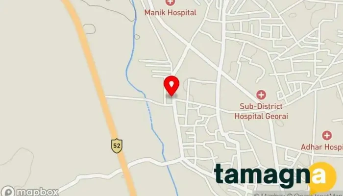 map of TIRUPATI MULTISERVICES Computer store in Tahsil Rd