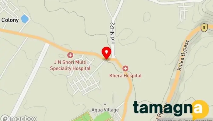 map of TOTAL IT SOLUTION Electronics store, Camera store, Computer service, Printer repair service, Video camera repair service in Pinjore