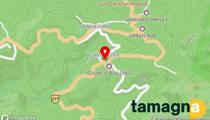 map of Tura Super Market Supermarket, ATM, Ice cream shop in Tura