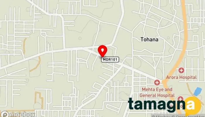 map of Unique Computer World Electronics store in Tohana