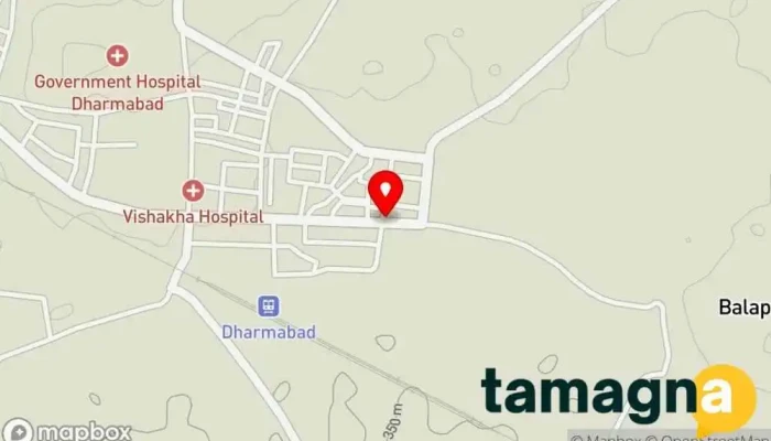 map of Varsha Subhash Imanelu Computer store in Dharmabad