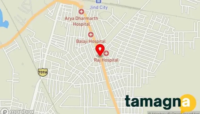 map of Vikash Chauhan Computer store in Jind