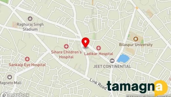 map of Vision computer Computer store in Bilaspur, Telipara