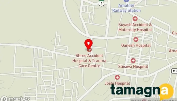 map of Yash Computer Education Computer support and services in Amalner